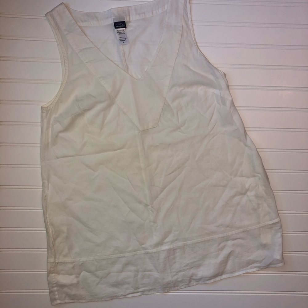 Patagonia White Tunic Tank Medium